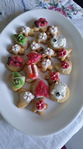 Scary Cookies made by me!